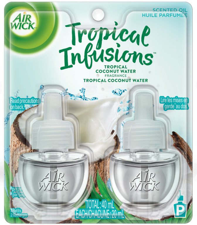 AIR WICK Scented Oil  Tropical Coconut Water Canada Discontinued